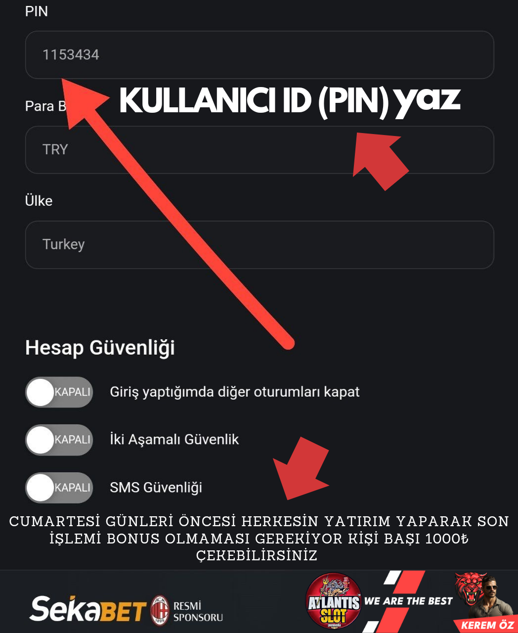 SEKABET PN NUMARASI